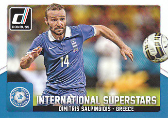 Dimitris Salpingidis Greece 2015 Donruss Soccer Cards International Superstars #62